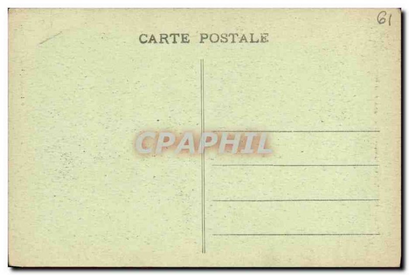 Old Postcard Flers Le Chateau and the small pond