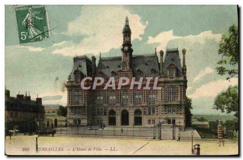 Old Postcard Versailles L & # 39Hotel City