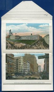 Detroit Michigan mi Fort Motor Co White Star Docks Steamers postcard folder