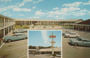 Salinas CA Hyatt House Hotels 1960s Cars Multi View Exterior postcard H157 