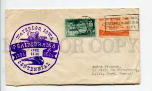 290322 USA 1954 IOWA Waterloo centennial celebration special cancellations COVER
