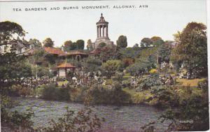 Scotland Ayr Alloway Tea Gardens and Burns Monument