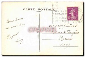 Postcard Old Saint Cast The Beach and L & # 39Isle