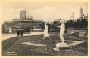 International Exhibition Postcard Bruxelles 1935 Congo pavilion the rozary