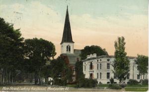 Montpelier Vermont VT Main Street Looking Northeast c1911 Antique Postcard E11