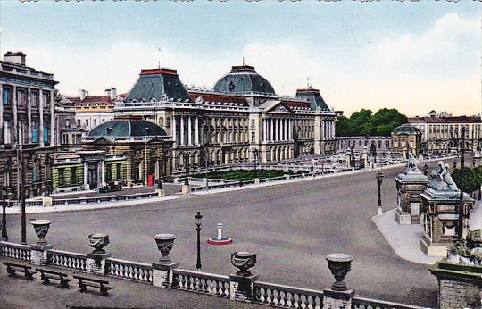 Belgium Brussells The Royal Palace Real Photo
