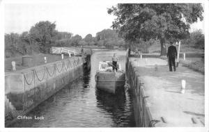 uk33106 clifton lock real photo  uk