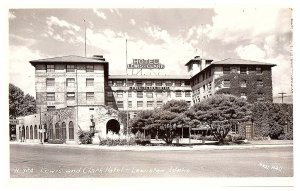 RPPC Postcard Lewis & Clark Hotel Lewiston Idaho by Ross Hall