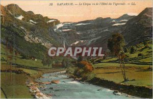 Old Postcard Gavarnie circus to the hotel vignemale