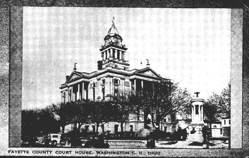 Ohio Washington Fayette County Court House