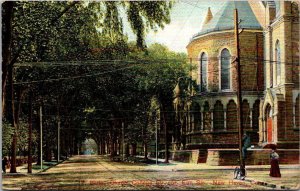 Connecticut New Haven Battell Chapel College Elm Street 1908