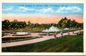 Indiana Indianapolis Garfield Park Sunken Gardens