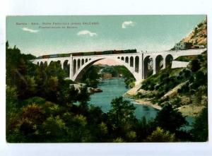 192095 ITALY GORIZIA ponte Ferroviario Vintage postcard