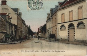 CPA Lion d'ANGERS - Grande Rue La Gendarmerie (127426)