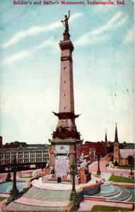 Indiana Indianapolis Soldiers and Sailors Monument 1909