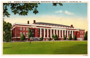 Virginia  Lexington Doremus Memorial Gym Washington and Less Univ.