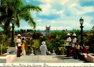 Bahamas Nassau Government House Looking Toward Nassau Harbour