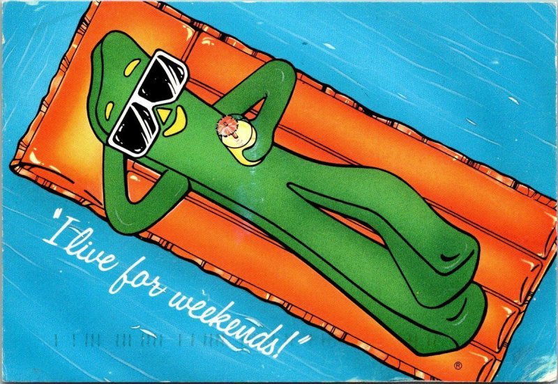 Cartoons Gumby I Live For Weekends By Tom Sheehan & Jan Gosselin