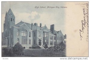 High School, Michigan City, Indiana,PU-1909