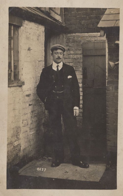 Southampton Man Perhaps At Outside Toilet 1906 RPC Postcard