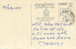 Entier Postal Stationery Postal Sri Lanka Ceylon Lion