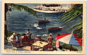 Postcard - Diving Boys at Nassau, Bahamas