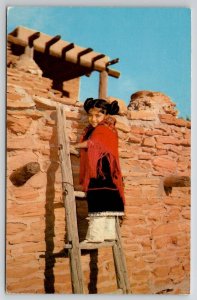 Hopi Indian Girl Arizona Postcard N23