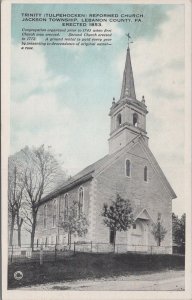 Postcard Trinity Reformed Church Jackson Township Lebanon County PA