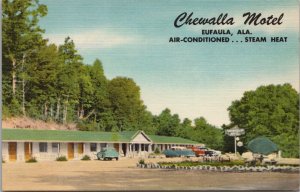 Chewalla Motel Eufaula Alabama Postcard PC479