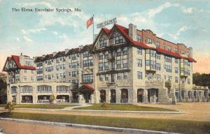 Excelsior Springs Missouri The Elms Exterior Street View Antique Postcard K29530