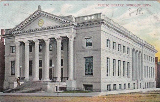 Iowa Dubuque Public Library 1920