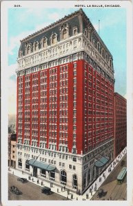 Hotel La Salle Chicago Illinois Vintage Postcard C157