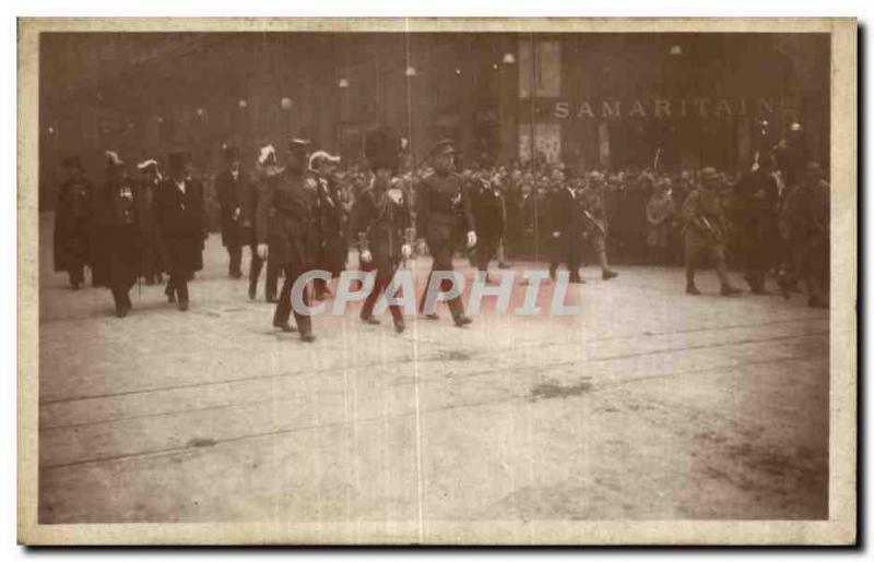 Old Postcard Army Funerals of Marechal Foch 26mars 1929 Princes of Wales and ...