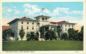 USA The Plaza Hotel Port Arthur Texas Vintage Postcard 07.05