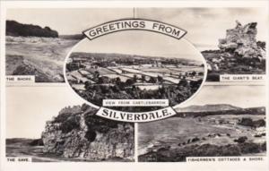 England Silverdale The Shore Cave Giant's Seat & Fishermen's Cottages 1959 Photo