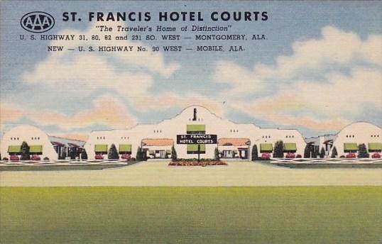 Saint Francis Hotel Courts Montgomery Alabama