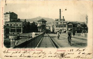 CPA SURESNES Panorama de la Ville et du Mont Valérien (413084)