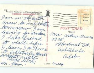 Pre-1980 BUILDING SCENE Worcester Massachusetts MA H6184