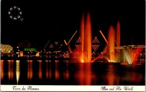 Canada Montreal Expo67 Man and His World Swan Lake At Night