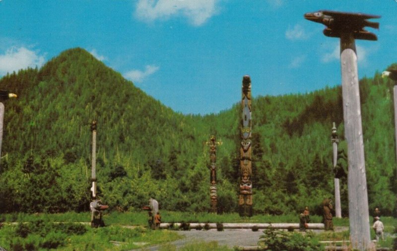 KETCHIKAN , Alaska , 1970 ; Totem Poles in Saxman Park