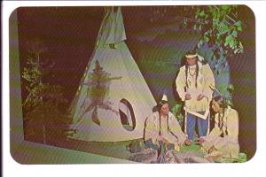 Chief Ouray with Other Indians Outside Teepi, The Wax Museum, Denver, Colorado,