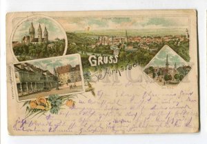 3058947 GERMANY Gruss aus Arnstadt Vintage lithograph PC