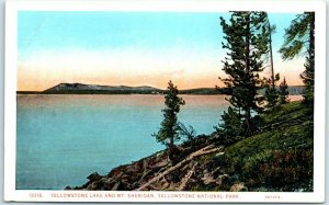 M-36403 Yellowstone Lake And Mount Sheridan Yellowstone National Park Wyoming