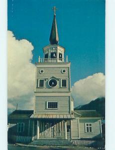 Pre-1980 CHURCH SCENE Sitka Alaska AK L5617