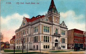 Postcard City Hall in South Bend, Indiana