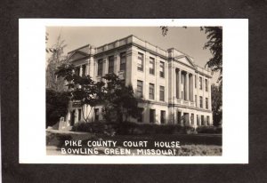 MO Pike County Court House Bowling Green Missouri RPPC Real Photo Postcard