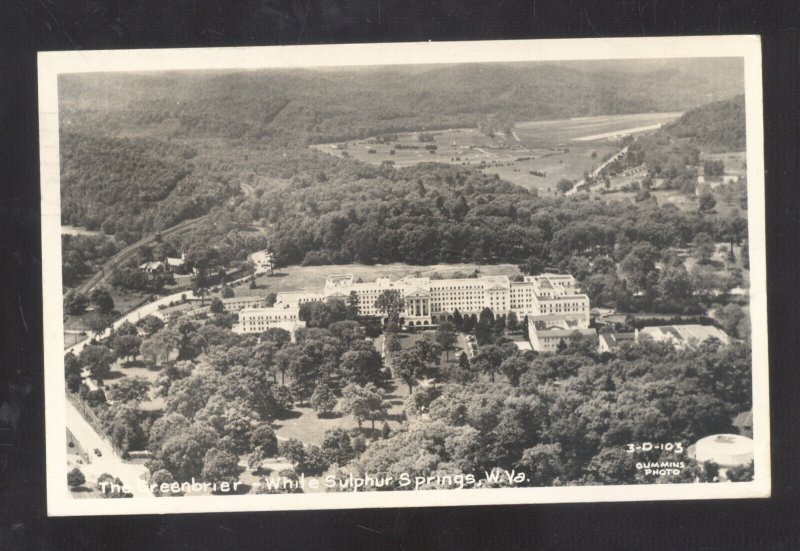 Rppc White Sulphur Springs West Virginia Greenbrier Resort Real Photo