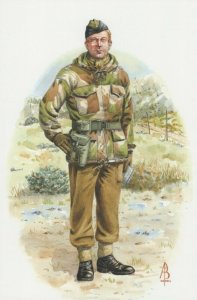 Military Postcard - Major, 1st Battalion Royal Northumberland Fusiliers RR9148