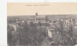 BF16250 panorama et eglise st etienne niort  france front/back image