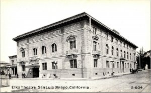 Vtg 1910s Elks Theatre San Luis Obispo California CA Postcard